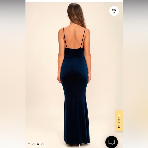 SOLD - Velvet Lulu’s Gown - Picture 2 of 7